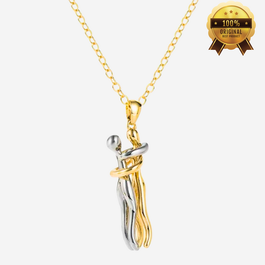 Unity Necklace- Minimalist Abstract Pendant Gift for Her & Him